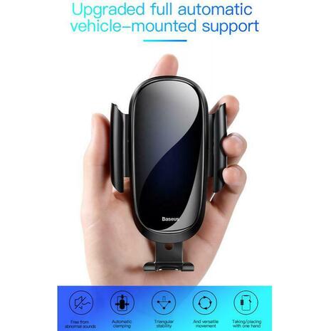 Bάση smartphone BASEUS για αυτοκίνητο Future Gravity SUYL-WL0S, ασημί